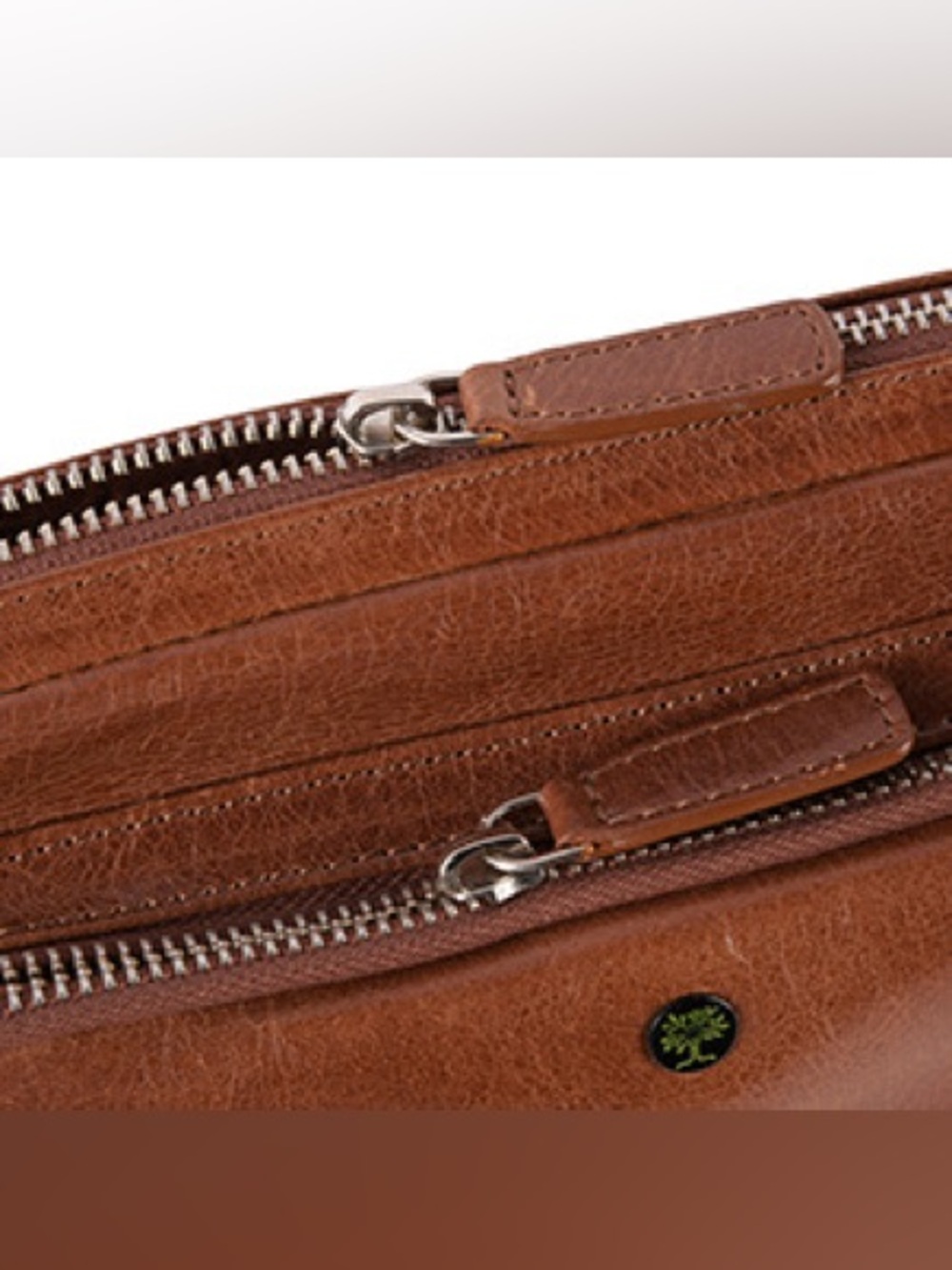 Auliv Brown Genuine Leather Fanny Pack, Hip Pack - Picture 5 of 16